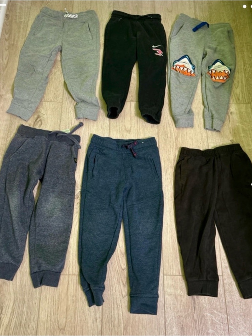 6 pairs of boys Kids Sweatpants